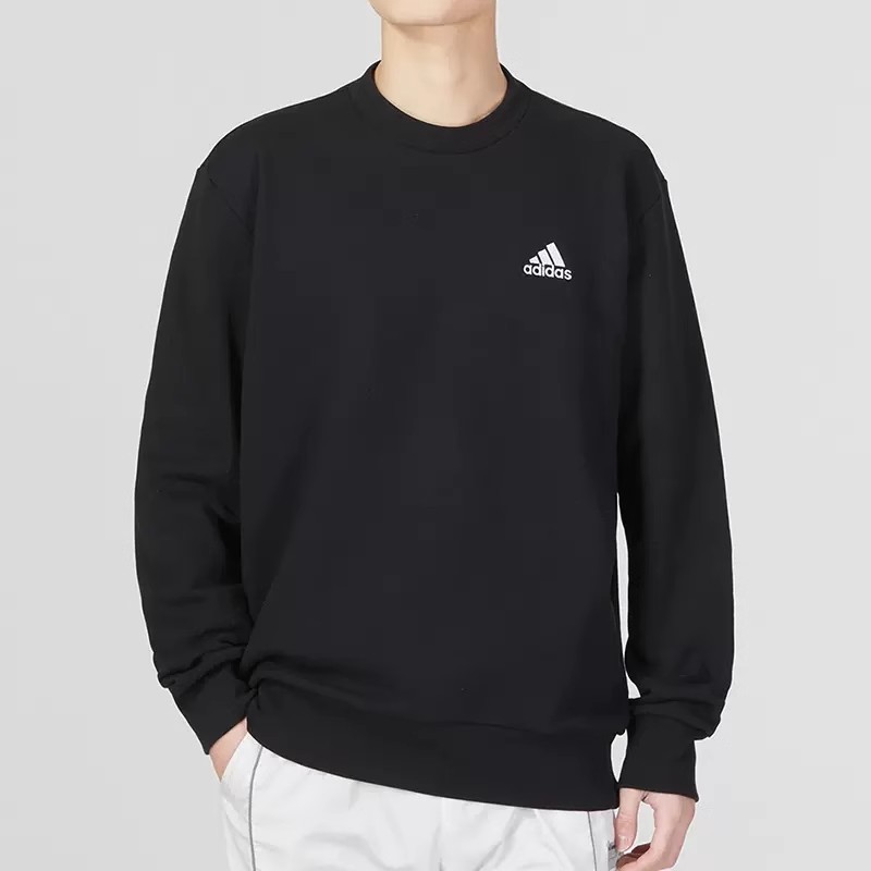 2025秋季新款 阿迪达斯男士圆领卫衣M SL FT SWT休闲套头衫JG8493