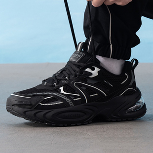 2025新款斯凯奇男鞋 低帮透气休闲运动鞋 气垫减震老爹鞋183199