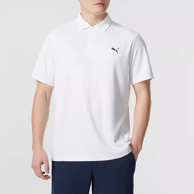 PUMA彪马防晒POLO衫男夏季新款男士翻领UPF50+运动短袖T恤682914