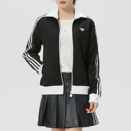 2026新款阿迪达斯三叶草CLASSIC TT 女士短款小外套KD3742 KD7969