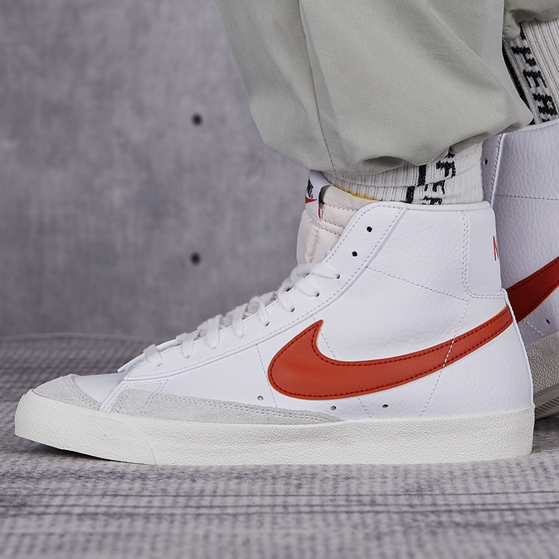 正品nike耐克男鞋防滑耐磨运动鞋高帮开拓者休闲鞋板鞋bq6806-110