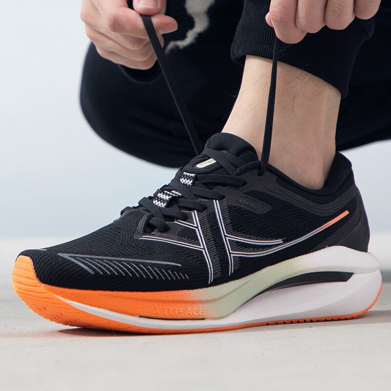 特步坦程Max | 男子马拉松跑步鞋 秋冬款轻便透气缓震耐磨运动鞋