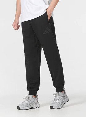 正品阿迪达斯男裤 M Z.N.E. PT 宽松透气螺纹束口运动长裤JD9599