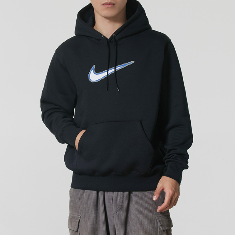 2025新款NIKE耐克男装连帽卫衣 加绒保暖运动服休闲套头衫HV0855