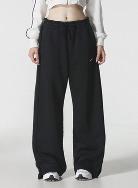 2025新款NIKE耐克女裤PHNX FLC HR PANT WID宽松大码阔腿裤IH1012