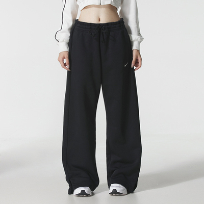 2025新款NIKE耐克女裤PHNX FLC HR PANT WID宽松大码阔腿裤IH1012
