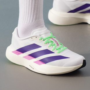 阿迪达斯女鞋 轻便缓震透气运动跑步鞋 adizero KI3383 Evo 正品