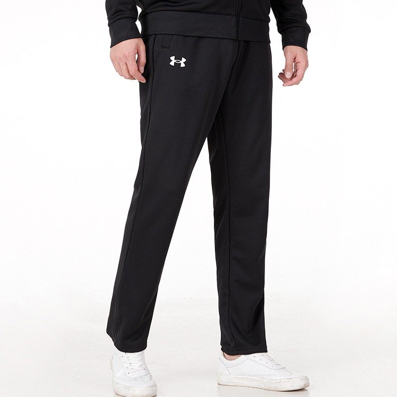 安德玛速干长裤男秋季新款跑步冰丝运动裤防水速干裤男士黑色裤子