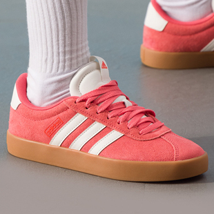 正品阿迪达斯女鞋VL COURT 3.0低帮系带板鞋平底运动休闲鞋ID8796
