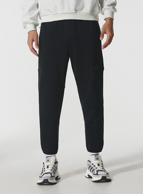 2025新款阿迪达斯男裤 D4T CW PANTS 加绒保暖收口运动长裤JN3674