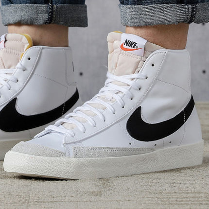 正品耐克男鞋NIKE BLAZER MID '77 开拓者高帮运动休闲板鞋BQ6806