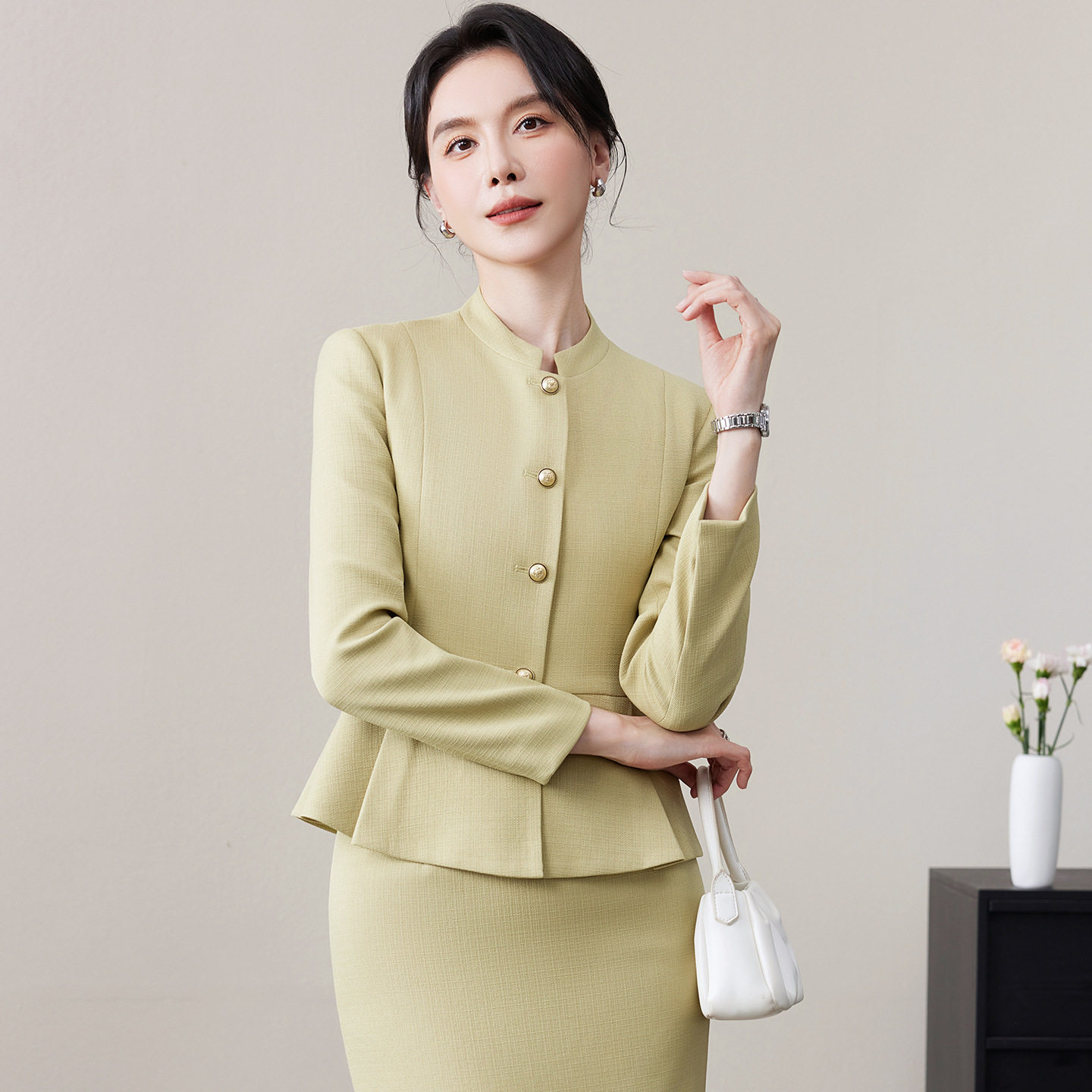 2026春新款名媛职业西装套装女