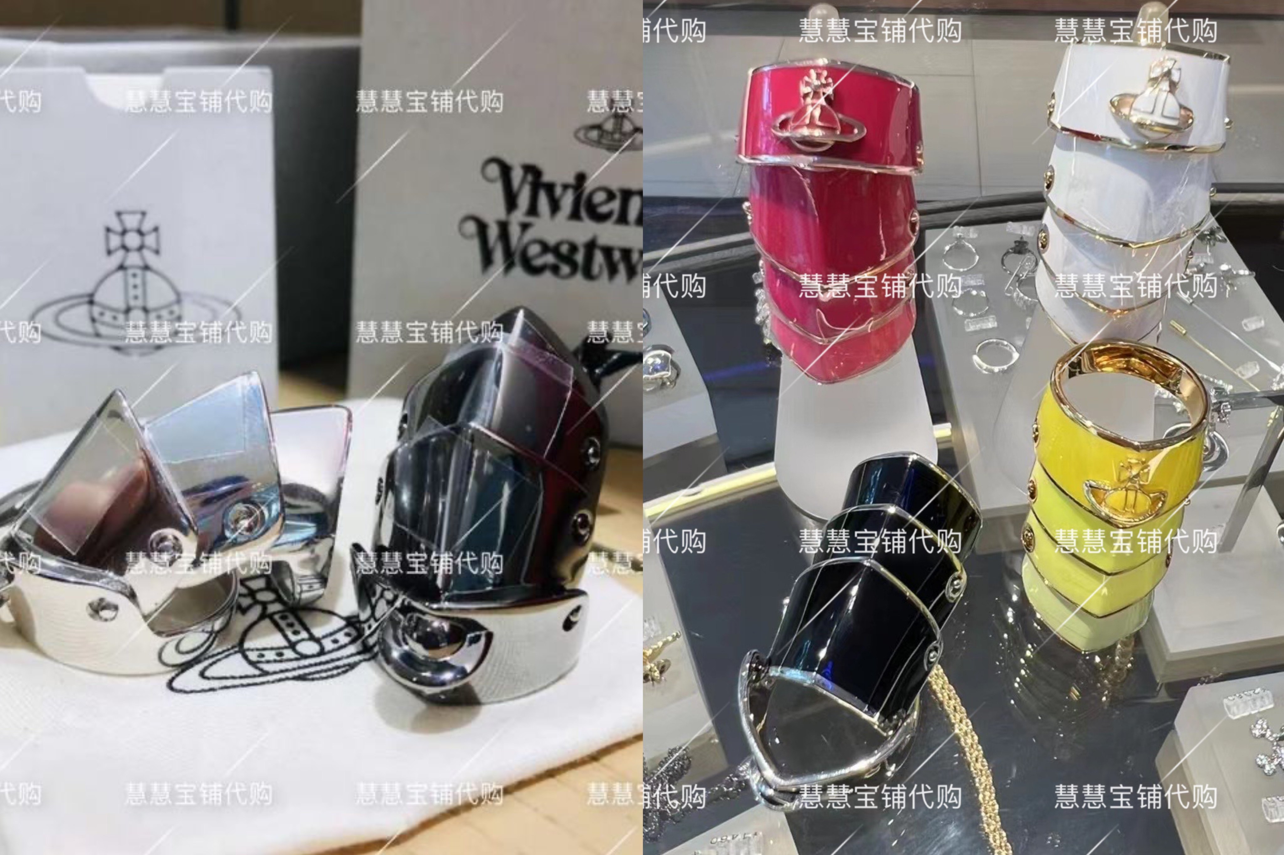 代购正品西太后21款四层银戒指图片