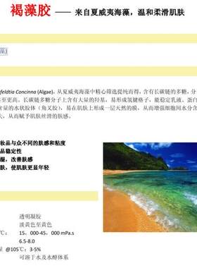 修护肌肤保湿补水护肤原料褐藻胶