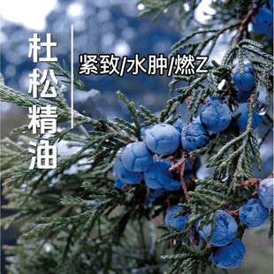 杜松浆果精油单方疏通排水紧致肌肤肚子腰腿水肿身体轻盈