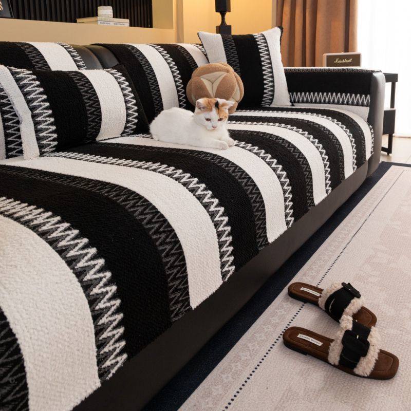 中古风加厚沙发垫2026新款秋冬季直排沙发坐垫高级感防滑套罩盖布,居家布艺,沙发垫,淘宝优惠券,粉丝福利购,淘宝优惠卷