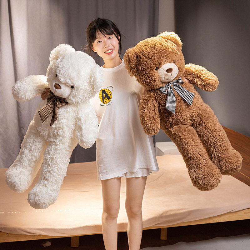可爱泰迪熊泡泡大熊大号抱睡玩偶毛绒玩具女生表白礼物陪睡抱抱熊