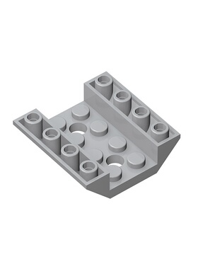 【50G起订】跨境MOC积木兼容积木72454小颗粒4x4带孔反向斜坡面砖