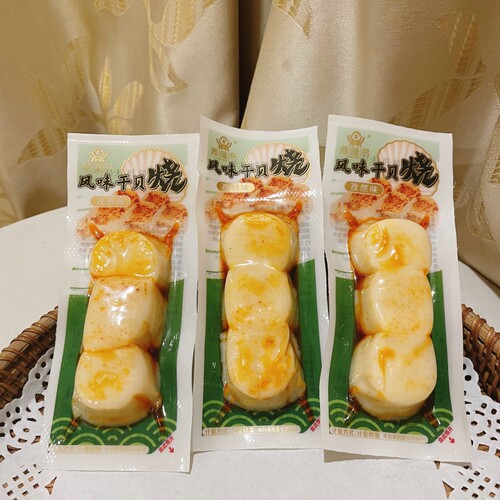 鼎隆易干贝烧孜然味原味下酒菜
