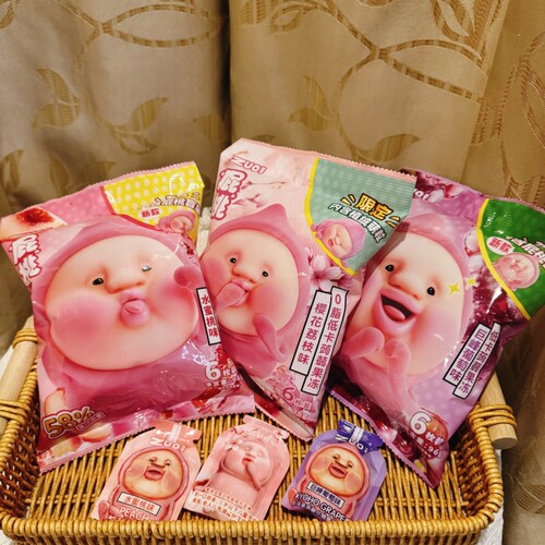 屁桃0脂低卡蒟蒻果汁果冻小零食