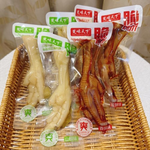 楚味天下脆鸡爪爽辣大个追剧神器
