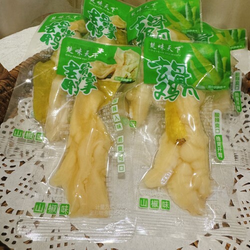 楚味天下去骨鸡爪去骨鸭掌山椒味