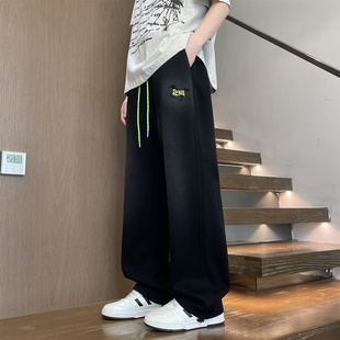 卫裤男生春秋季新款运动休闲青少年大童初中学生直筒长裤子男装潮