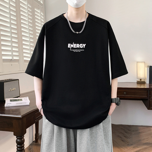 t恤男孩夏季 体恤宽松打底衫 新款 青少年半袖 潮 初高中学生美式 短袖