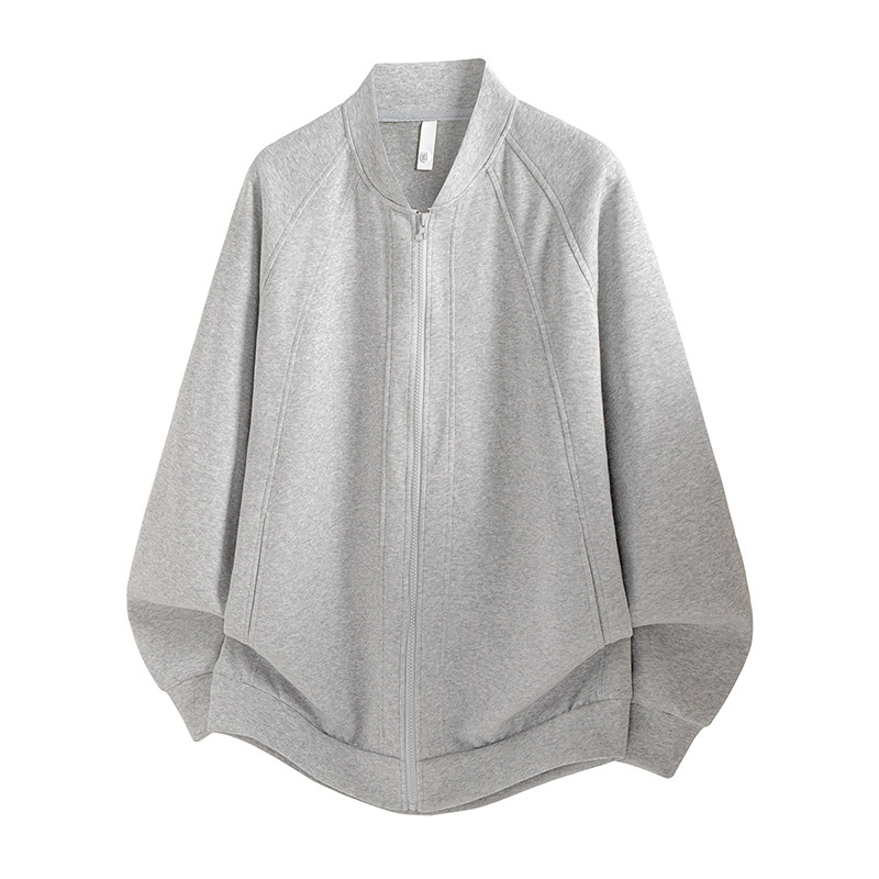 棒球服男春秋季新款潮牌开衫卫衣上衣服青少年中学生宽松外套男装