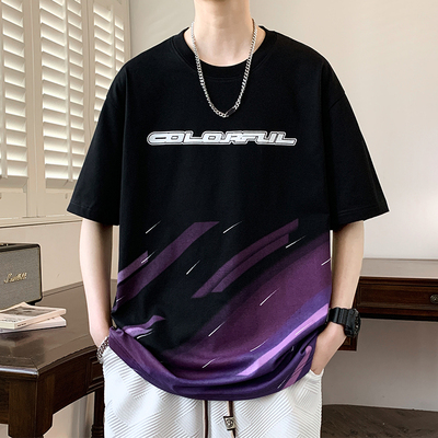 字母印花撞色条纹！！