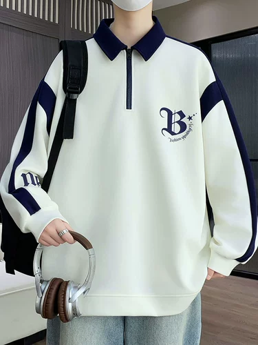 Осенний лонгслив, футболка polo для школьников, толстовка, подходит для подростков, свободный крой