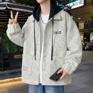 棒球服外套男生春秋季新款青少年潮流大童宽松初高中学生夹克男装