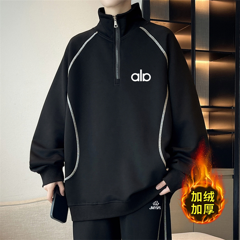 不起球不褪色加绒加厚保暖卫衣潮