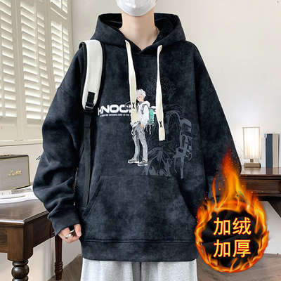 不起球不褪色加绒加厚保暖卫衣潮