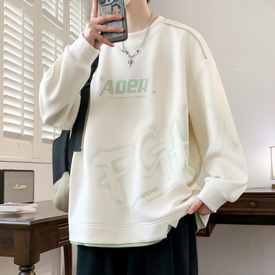 不起球不褪色卫衣潮流宽松打底衫