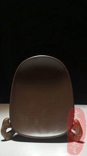 方城黄石砚 黄石砚河南方城石四大名砚砚 虢石紫石仿古仿唐箕形砚