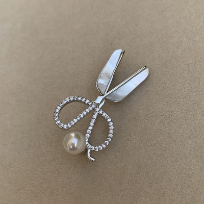 贝壳剪刀胸针胸花小胸针
