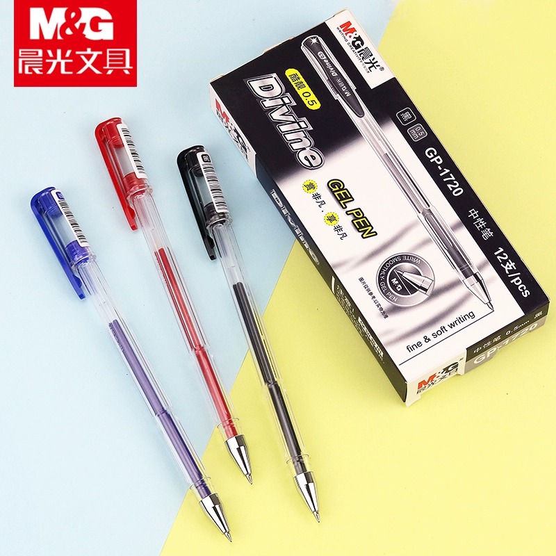 晨光酷客子弹头中性水笔 中性 0.5mm 学习办公用品 中性笔GP1720