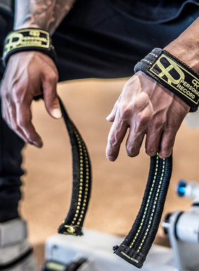 美国进口轮子哥PR拉带健身运动硬拉引体划船力量举健美举重助力带