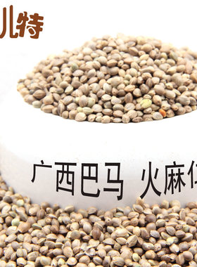 广西天然鸟蜡嘴食营养长仁火麻