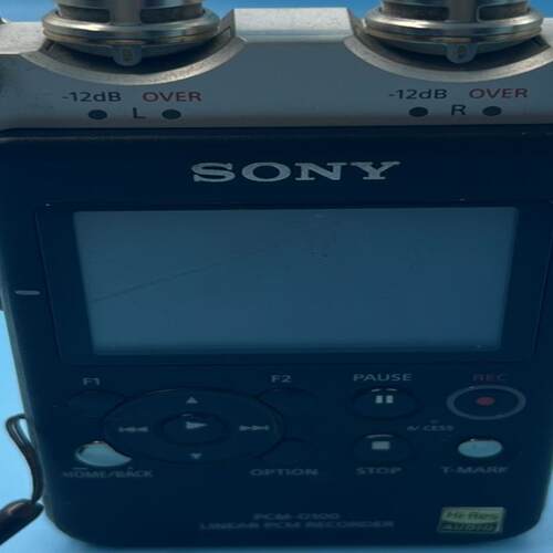 索尼 PCM-D100成色如图无电池储存卡 现货一台