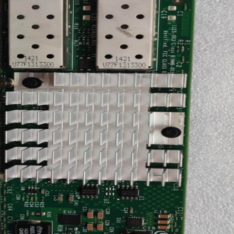 intel x520-SR2 双口万兆光纤网卡 带二维码 可