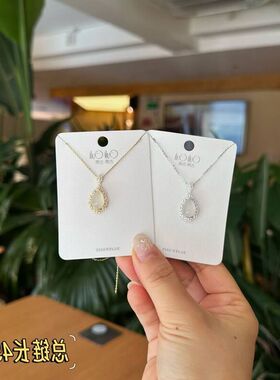 古丽古丽S925纯银项链轻奢小众设计感高级感气质百搭锁骨链07793