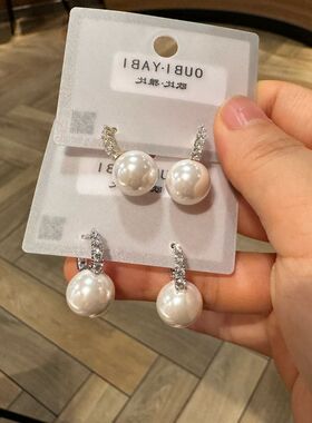 欧比雅比温柔轻奢冷淡风轻奢高级感法式百搭耳环新款耳饰16705