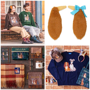 预定中 东迪 汪汪物语小姐与流浪汉毛绒挂件围巾帽子袜子马克杯