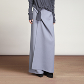 休闲解构小众设计z字型长裤 女装 阔腿裤 裙裤 MIAHAN26春季 长款 新款