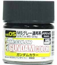 MR.HOBBY/郡仕 UG05 机动战士高达 联邦系灰色 10ml油性模型油漆