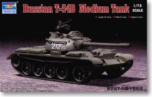 小号手07281T-54B苏联中型坦克