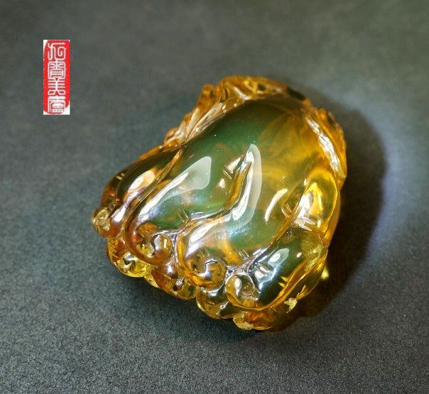 墨西哥天然琥珀老蜜蜡挂坠链珠虫珀蓝珀胸针佛吊坠原石项链