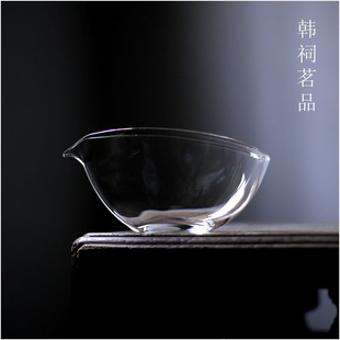一叶扁舟｜高透玻璃分茶器公道杯茶海加厚耐热高硼硅绿茶普洱茶